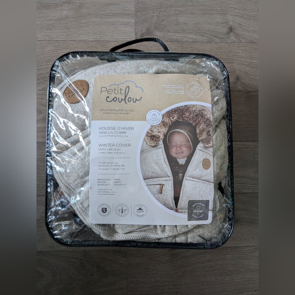 Petit Coulou Cream Winter Cover for Kids